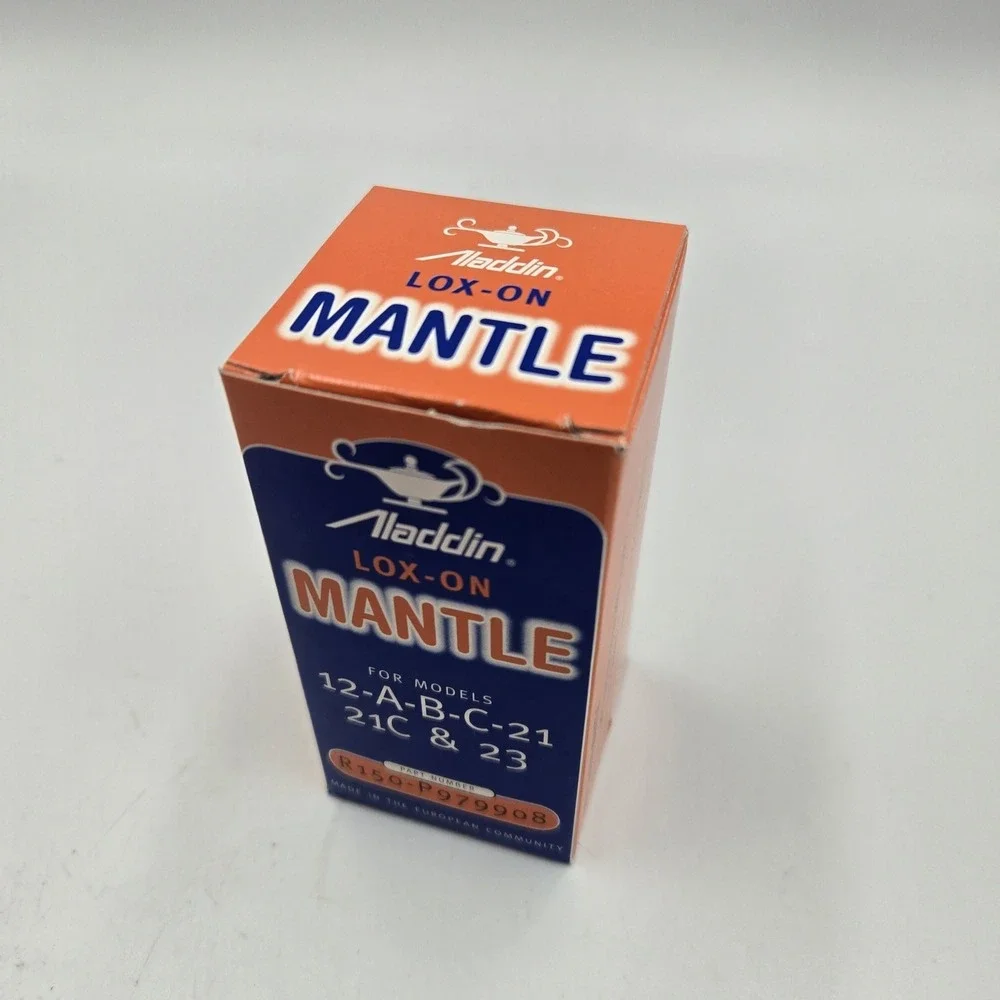 Vintage Aladdin Loxon Mantle R-150‎ - Use with 12-A-B-C-21C 23 New NOS In Box